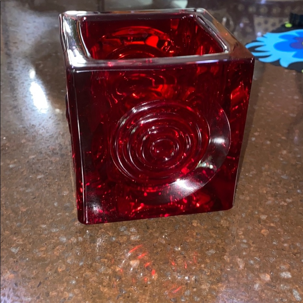 Beautiful vintage candle holder lead crystal rare